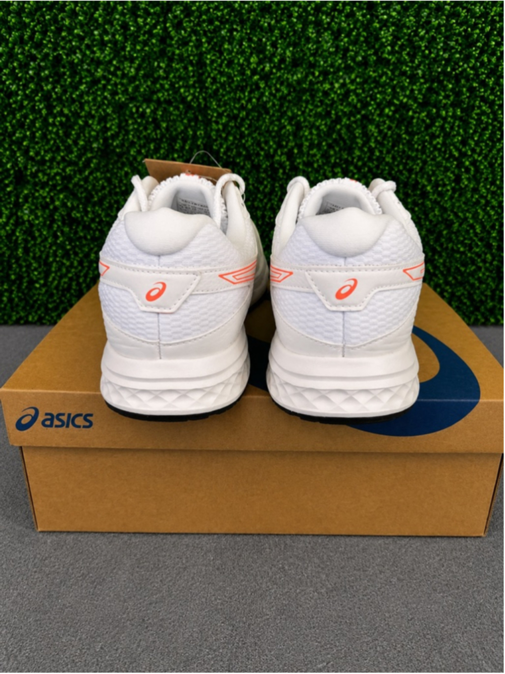 Men's ASICS GEL-XTEND Athletic Shoes Size 10 White/Sunrise Red - Picture 4 of 6